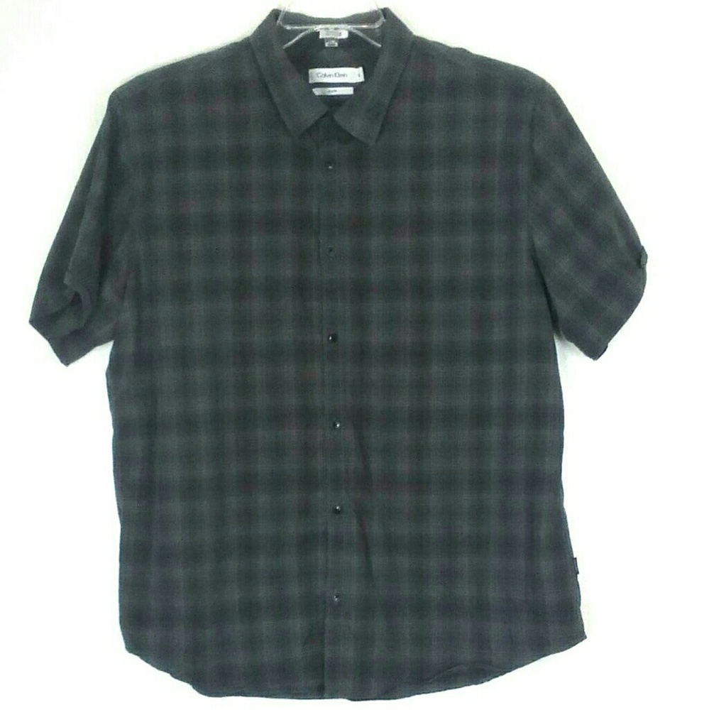 Calvin Klein Slim Fit Button Front Shirt Size XL - Picture 1 of 4